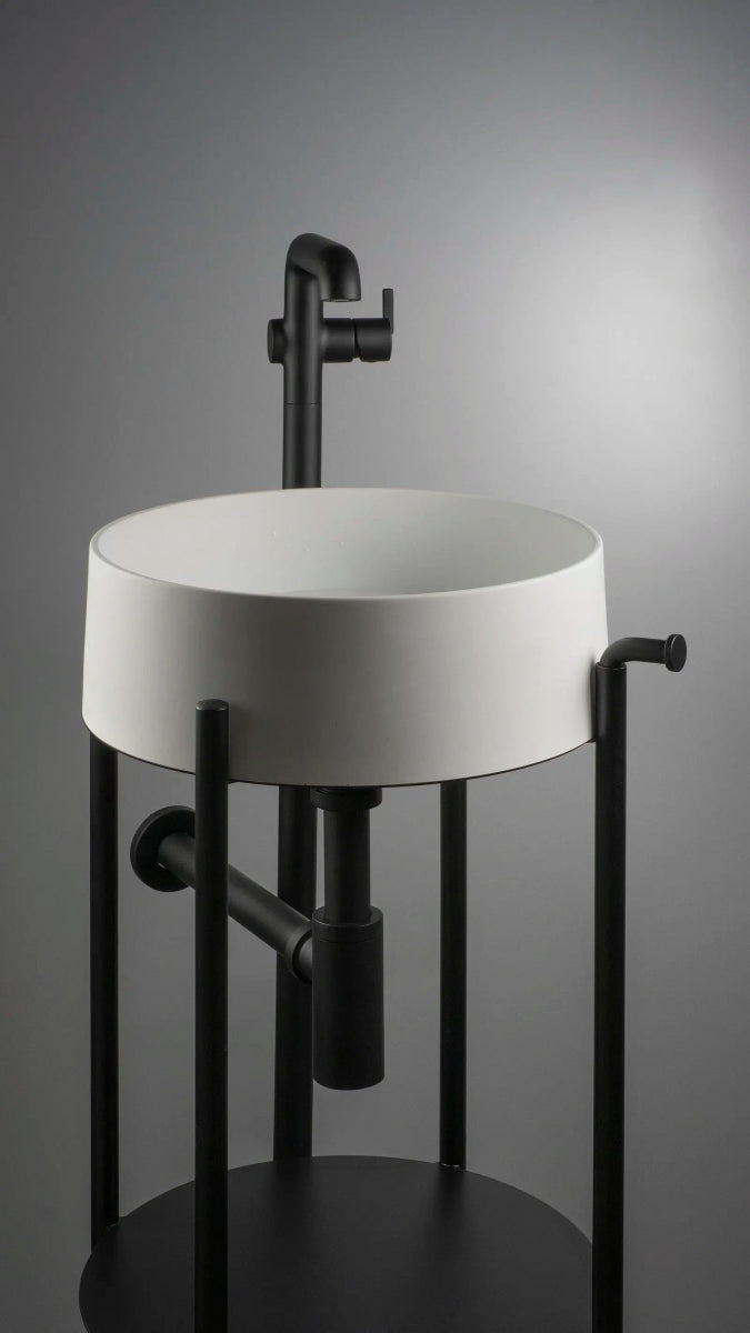 DEANTE Silia Granit - Aufsatzwaschbecken // Alabaster // CQS - AU4S erhältlich bei Twoda Shop