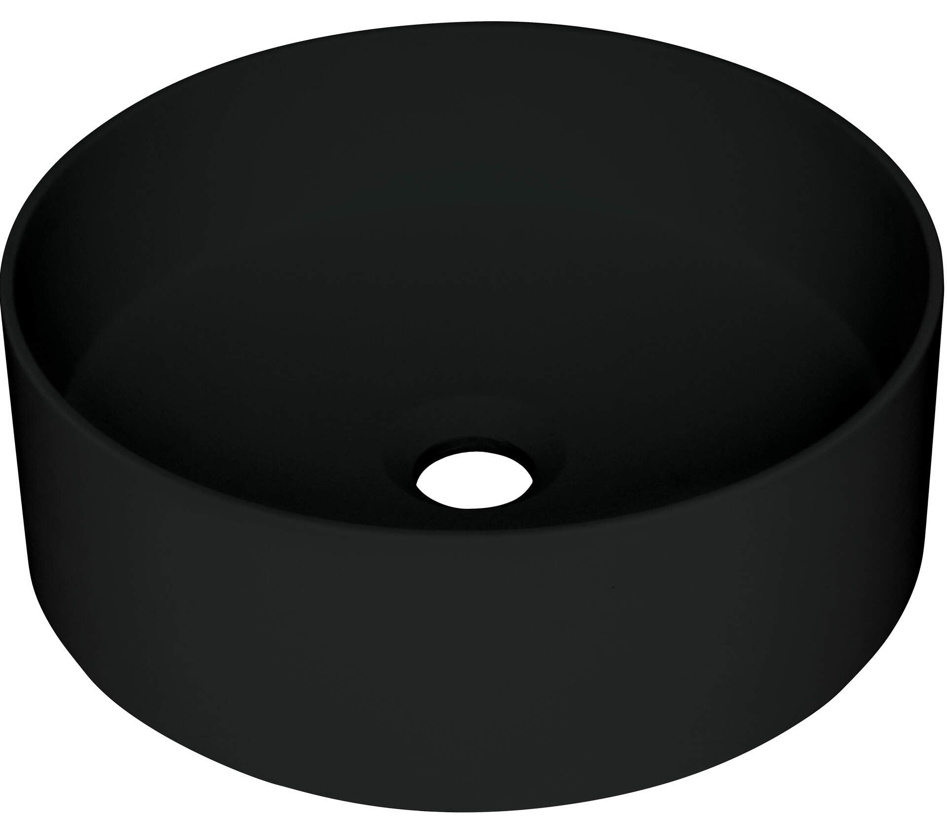 DEANTE Silia Granit - Aufsatzwaschbecken // Nero // CQS - NU4S erhältlich bei Twoda Shop