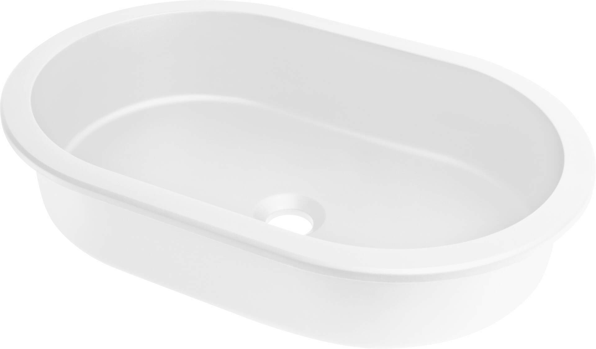 DEANTE Silia Granit - Unterbauwaschbecken // Alabaster // CQS - AU6U erhältlich bei Twoda Shop