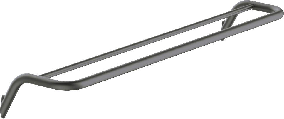 DEANTE Silia Handtuchhalter - Doppelt // Titanium // ADI - D631 erhältlich bei Twoda Shop