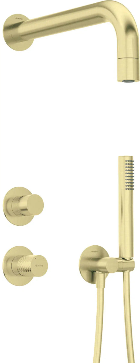 DEANTE Silia Hexa Unterputz - Duschset mit Handbrause // gebürstetes Gold // NHS - R9XK erhältlich bei Twoda Shop