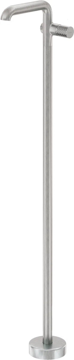 DEANTE Silia Hexa Waschtischarmatur Freistehend // gebürsteter Stahl // BHS - F2KK erhältlich bei Twoda Shop