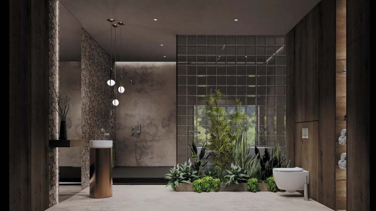 DEANTE Silia Hexa Waschtischarmatur Freistehend // gebürsteter Stahl // BHS - F2KK erhältlich bei Twoda Shop