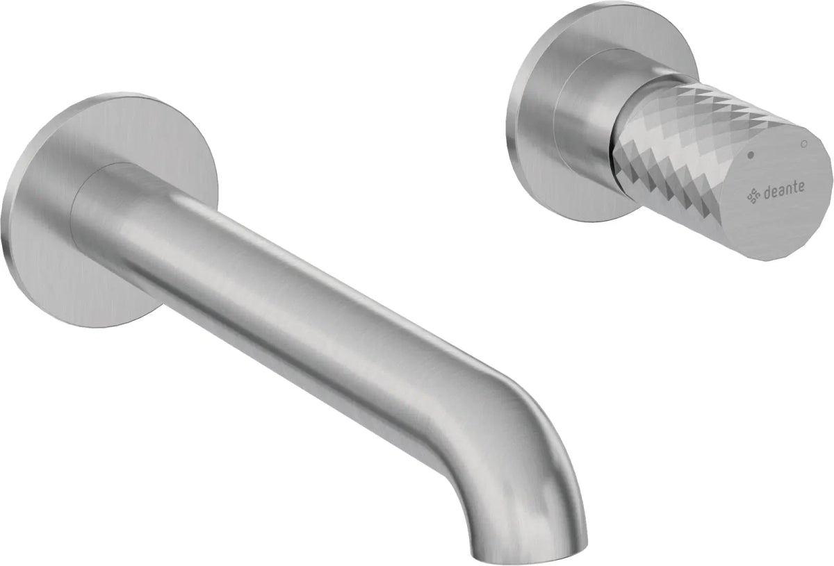 DEANTE Silia Hexa Waschtischarmatur für Unterputzmontage // gebürsteter Stahl // BHS - F54L erhältlich bei Twoda Shop