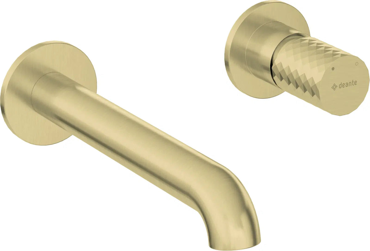 DEANTE Silia Hexa Waschtischarmatur für Unterputzmontage // gebürstetes Gold // BHS - R54L erhältlich bei Twoda Shop