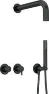 DEANTE Silia Unterputz-Duschset mit Handbrause - Horizontal // Nero // NQS-N0XK