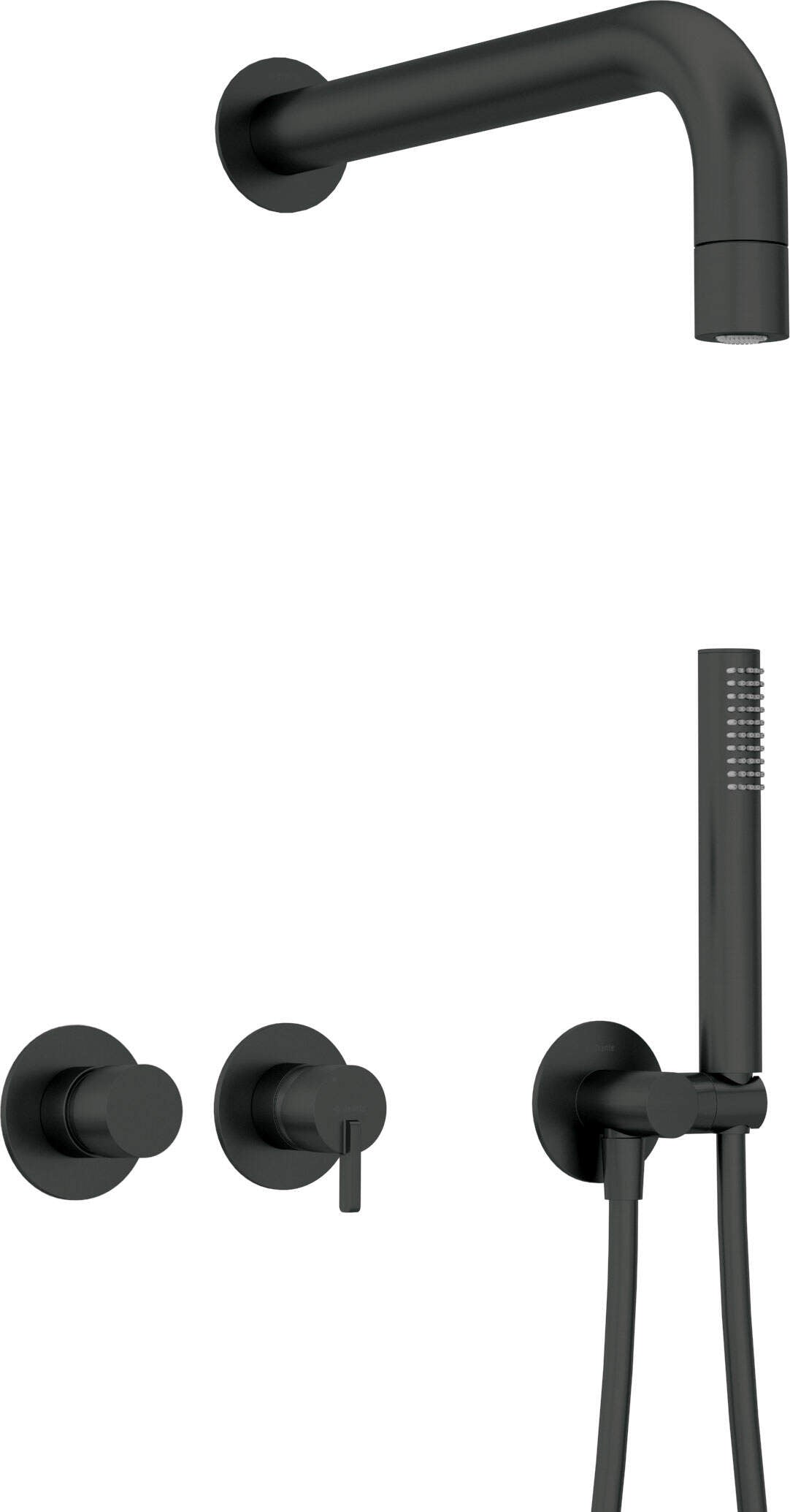 DEANTE Silia Unterputz - Duschset mit Handbrause - Horizontal // Nero // NQS - N0XK erhältlich bei Twoda Shop