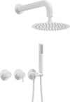 DEANTE Silia concealed shower set with hand shower - round, horizontal // Bianco // NQS-A0YK 
