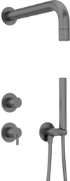 DEANTE Silia concealed shower set with hand shower // Titanium // NQS-D9XK 