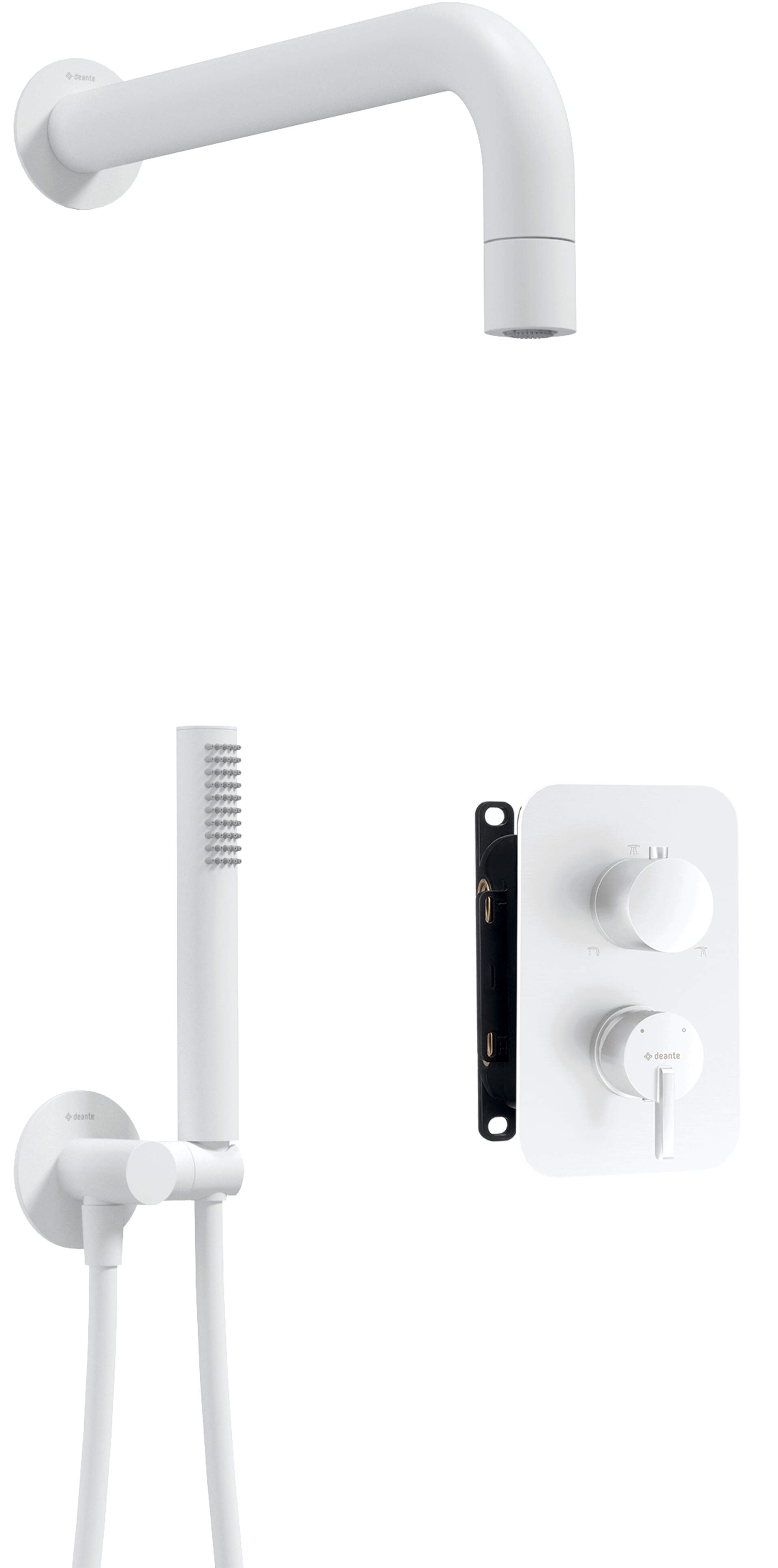 DEANTE Silia Unterputz - Duschset mit Mischbox und Duschkopf // Bianco // BXYZAQSM erhältlich bei Twoda Shop