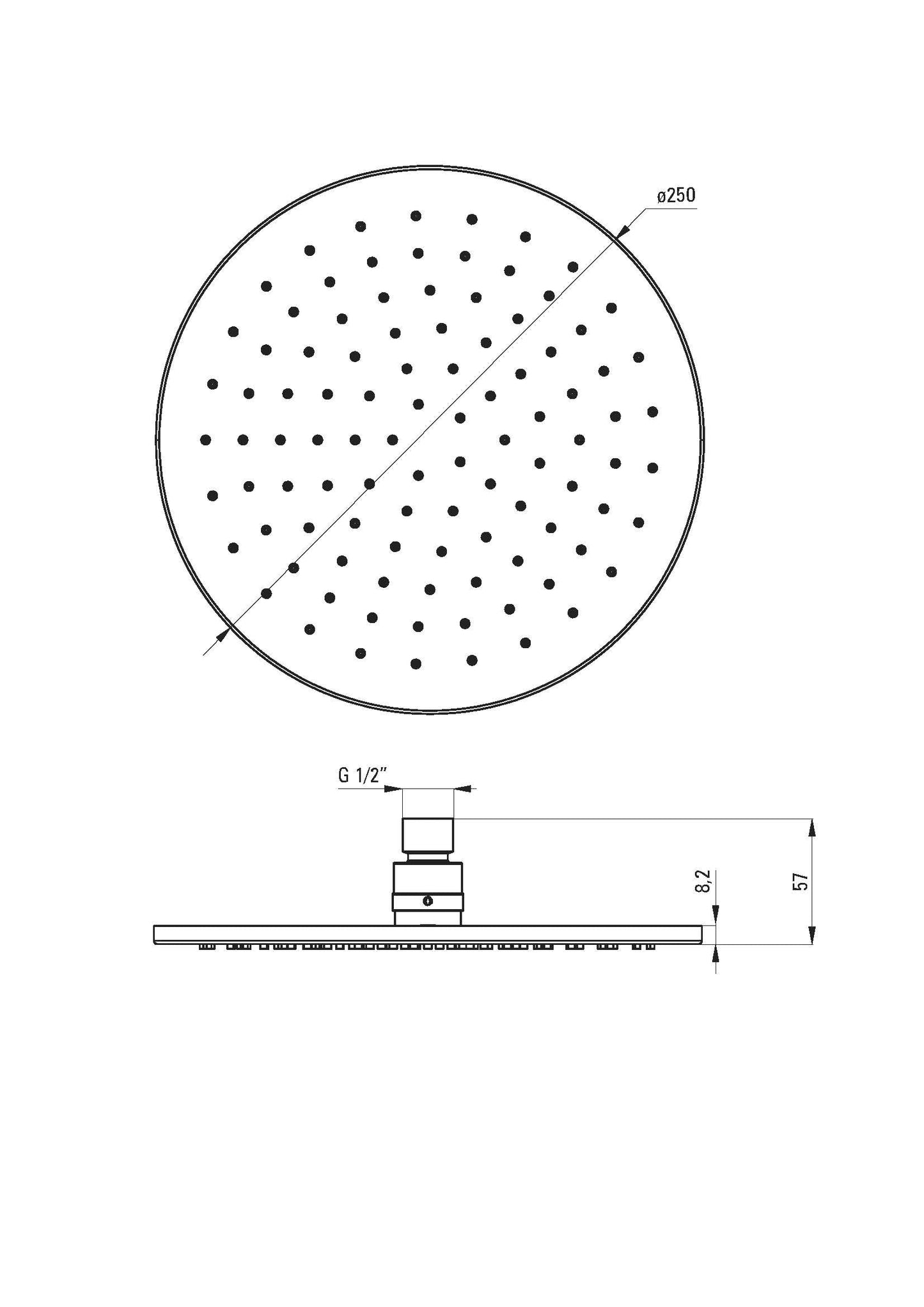 DEANTE Silia Unterputz - Duschset mit Mischbox und Kopfbrause // Nero // BXYYNQSM erhältlich bei Twoda Shop