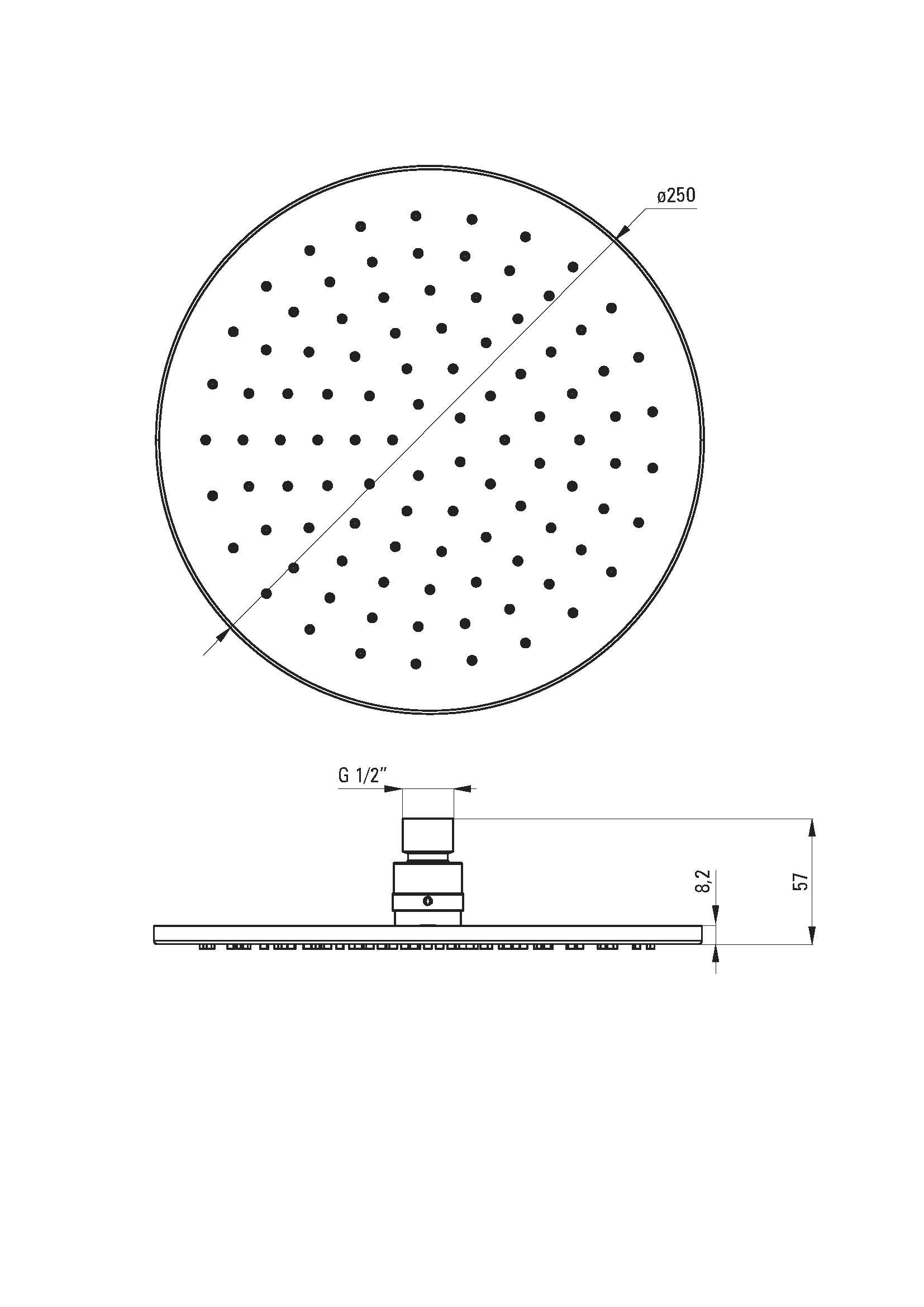DEANTE Silia Unterputz - Duschset mit Mischbox und Kopfbrause // Nero // BXYYNQSM erhältlich bei Twoda Shop