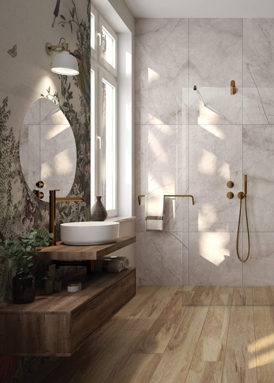 DEANTE Silia Wandhandtuchhalter // gebürstete Bronze // ADI - C621 erhältlich bei Twoda Shop