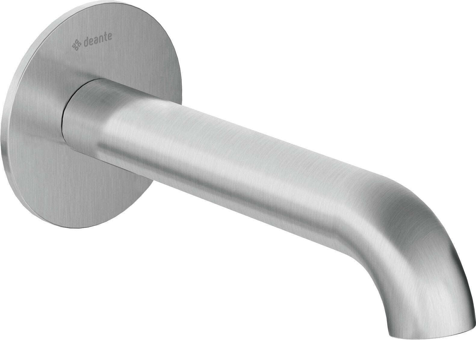 DEANTE Silia Wannen - und Waschtischauslauf // gebürsteter Stahl // NQS - F80K erhältlich bei Twoda Shop