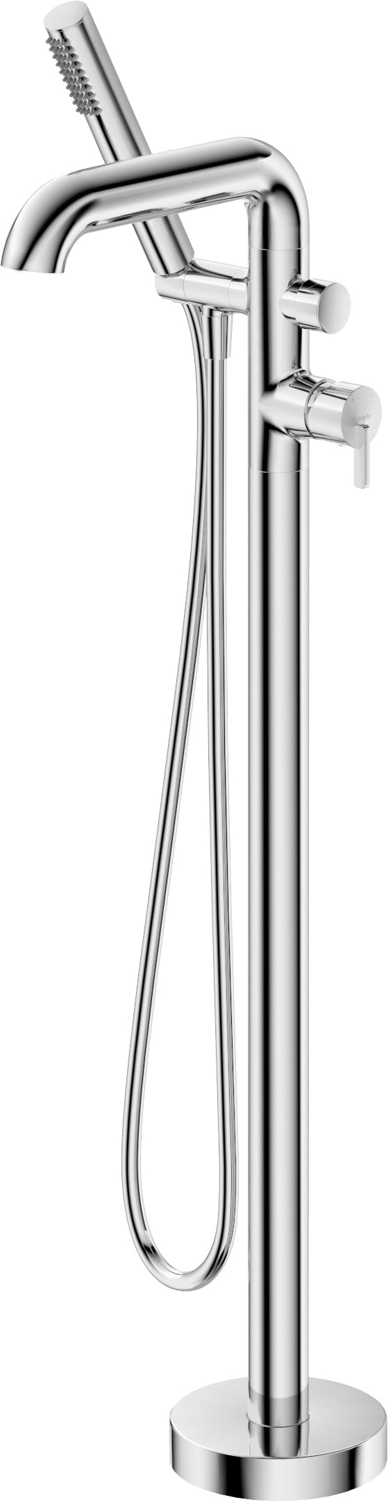 DEANTE Silia Wannenarmatur Freistehend mit Brausegarnitur // Chrom // BQS - 017M erhältlich bei Twoda Shop