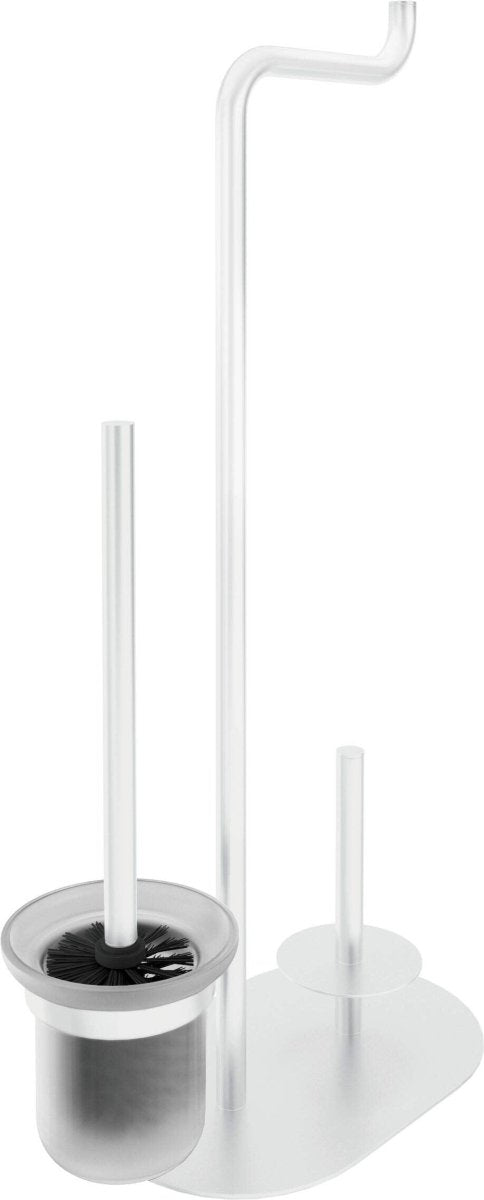 DEANTE Silia WC - Papierhalter 3 - in - 1 mit Ablage und Bürstenhalter // Bianco // ADI - A732 erhältlich bei Twoda Shop
