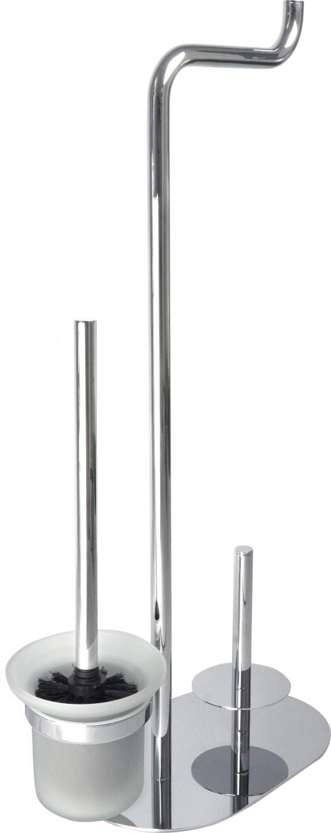 DEANTE Silia WC - Papierhalter 3 - in - 1 mit Ablage und Bürstenhalter // Chrom // ADI - 0732 erhältlich bei Twoda Shop