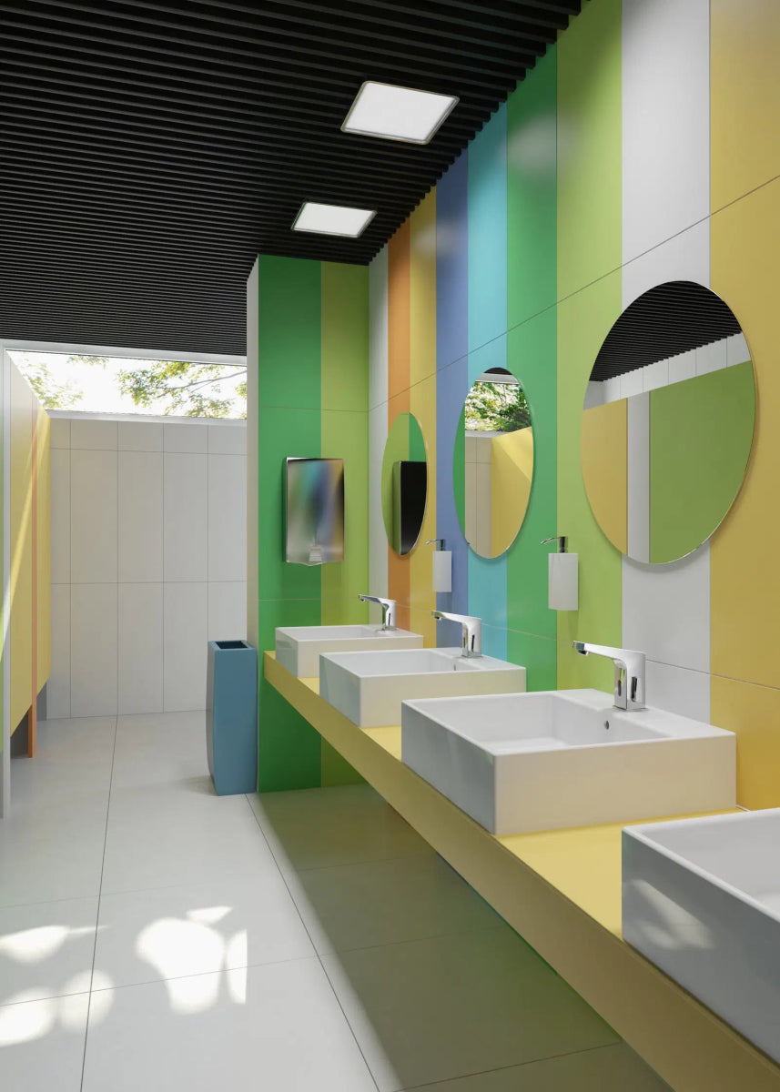 DEANTE Temisto Keramik - Waschbecken zur Aufsatz - oder Wandmontage // Weiß // CDT - 6U5S erhältlich bei Twoda Shop