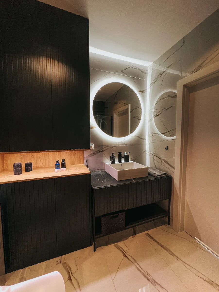 DEANTE Temisto Keramik - Waschbecken zur Aufsatz - oder Wandmontage // Weiß // CDT - 6U5S erhältlich bei Twoda Shop