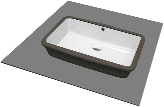 DEANTE Temisto Keramikwaschbecken für Unterbau // Weiß // CDT - 6U5U erhältlich bei Twoda Shop