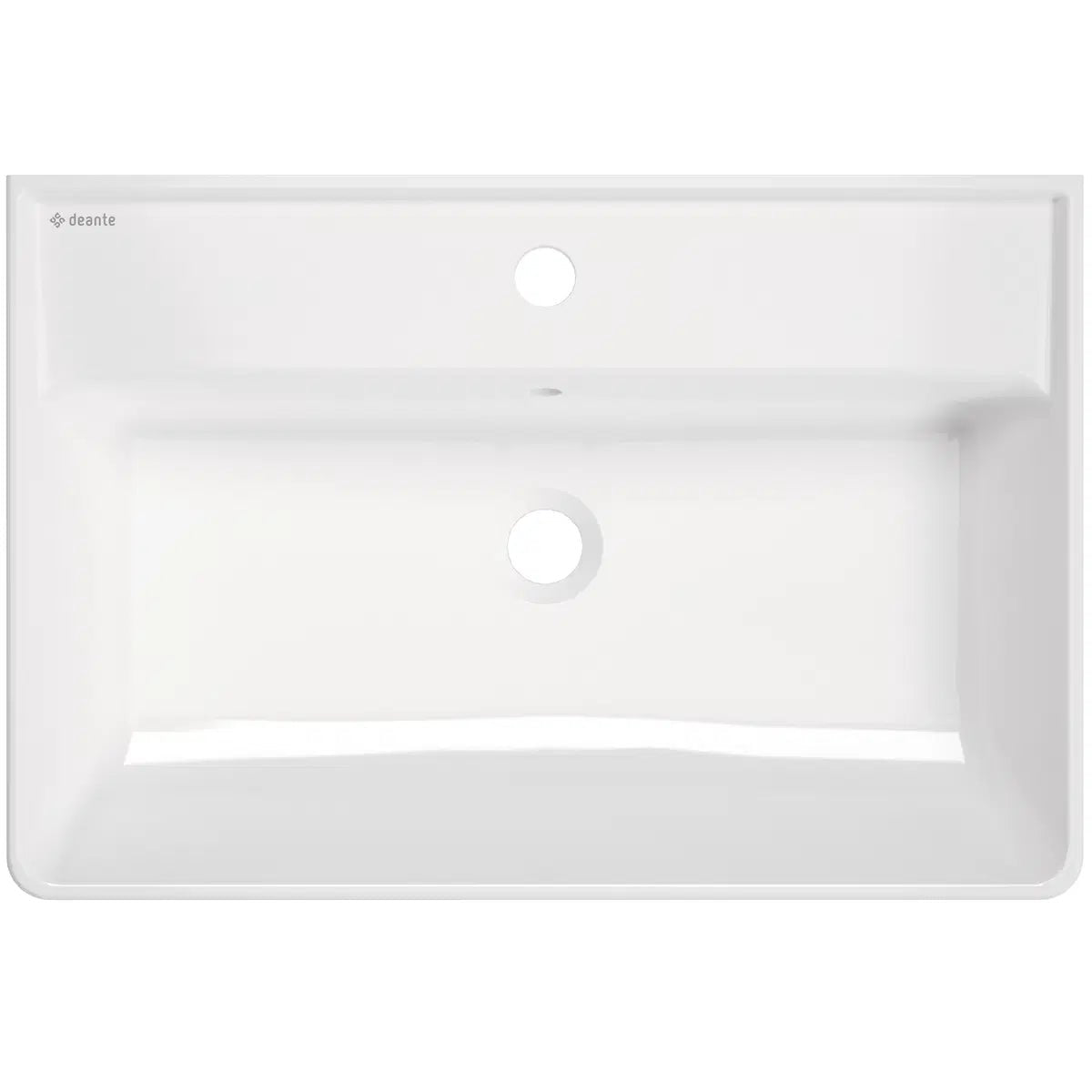 DEANTE Temisto Keramikwaschbecken zur Aufsatz - oder Wandmontage - 61 x 41 cm // Weiß // CDT - 6U7S erhältlich bei Twoda Shop