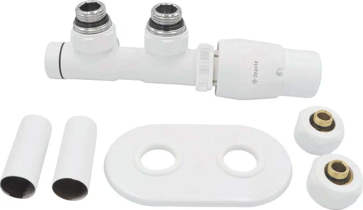 DEANTE Thermostatventil für Badheizkörper – rechts // Bianco // AGI - AZP1 erhältlich bei Twoda Shop